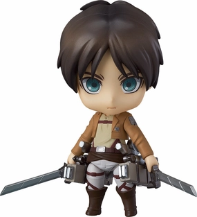 "Attack on Titan" Nendoroid#375 Eren Yeager Luxury Decor Silver Coated