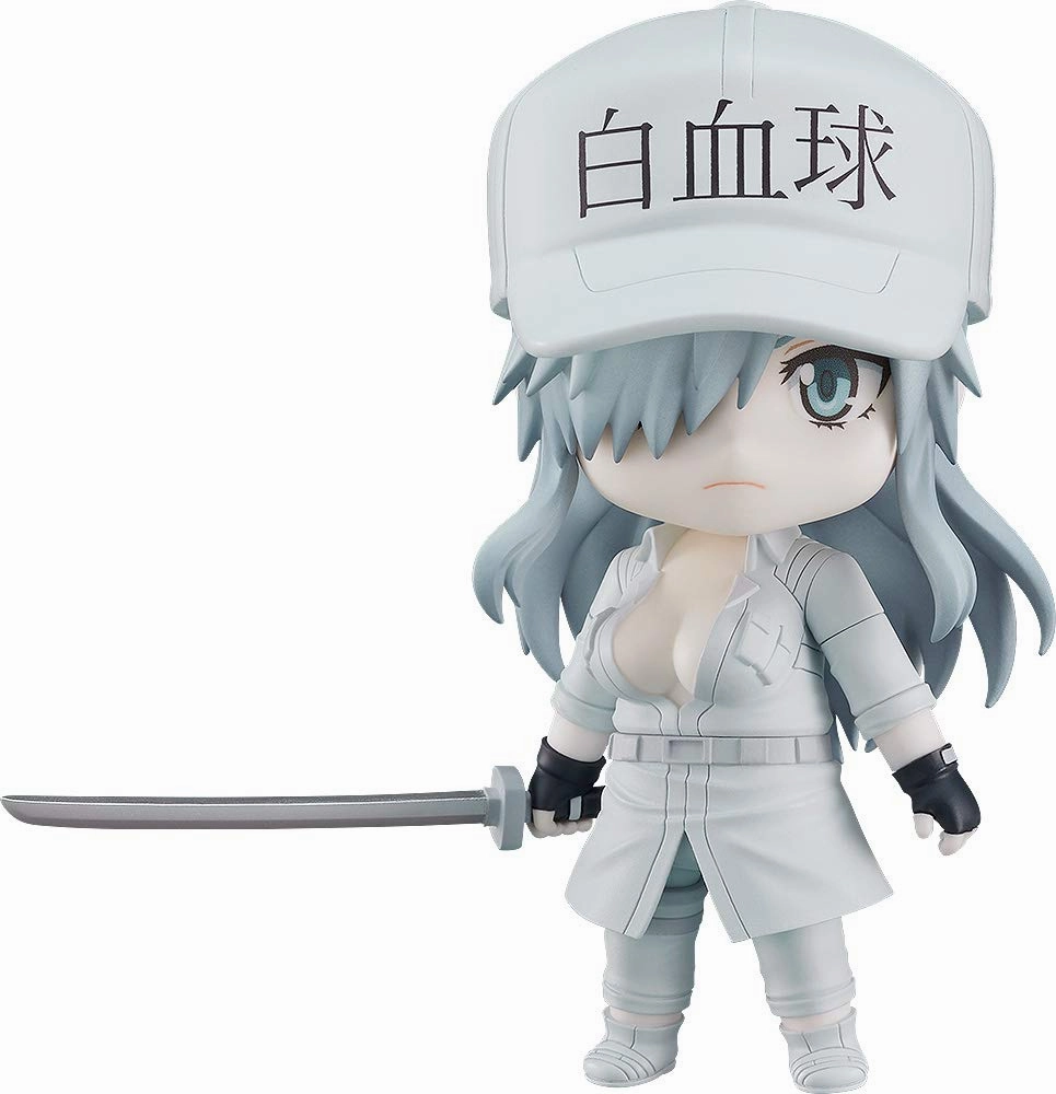 "Cells at Work! CODE BLACK" Nendoroid#1579 White Blood Cell (Neutrophil) 1196 Special Edition Bathroom Accent