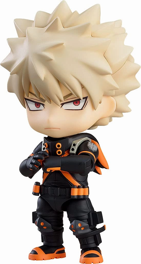 Anime Decor "My Hero Academia The Movie World Heroes' Mission" Nendoroid #1692 Bakugo Katsuki Stealth Suit Ver.