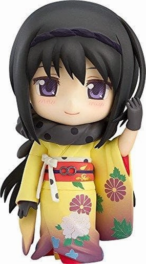 "Puella Magi Madoka Magica The Movie" Nendoroid#722 Akemi Homura Haregi Ver. Robot Figure Anime Merchandise