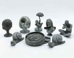 Miniature Creation Mecha Robot "Uzumaki" Pocket Curse Blind Box Figure