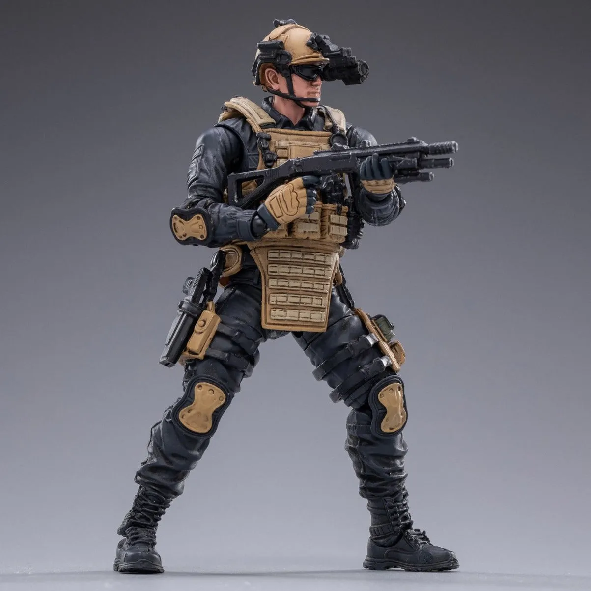Classic Toy Luxury Decor JOY TOY PEOPLES ARMED POLICE (AUTOMATIC RIFLEMAN) 1/18 FIGURE
