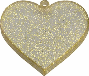 Robot Goods Nendoroid More Heart Base (Gold Glitter)