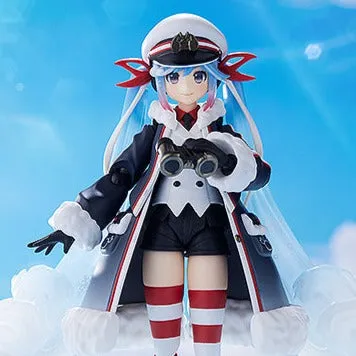 Mid Century Display Figure Figma EX-066 Snow Miku: Grand Voyage ver.