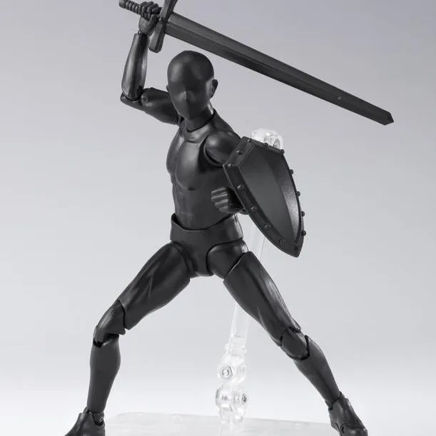 S.H.Figuarts DX Body-kun Set (Solid Black Color Ver.) Art Deco