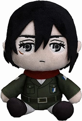 Attack on Titan Tenori Plushie Mikasa Action Piece