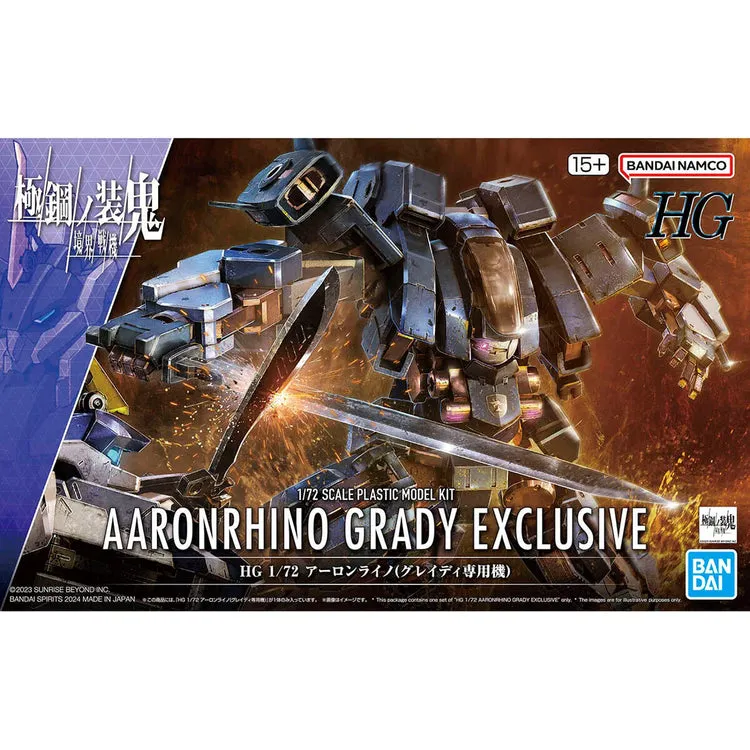 Business Simulation [Backorder] Bandai Hobby HG 1/72 AARONRHINO GRADY EXCLUSIVE