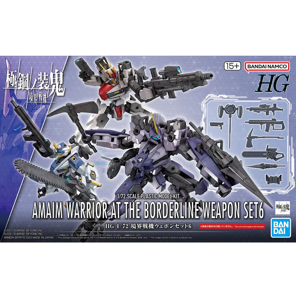 [Backorder] Bandai Hobby HG 1/72 AMAIM Warrior at the Borderline Weapon Set6 Eco System