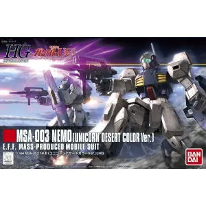 Presentation Skill [Backorder] Bandai Hobby HGUC 1/144 #164 MSA-003 Nemo Unicorn Desert Color Ver (5060958)
