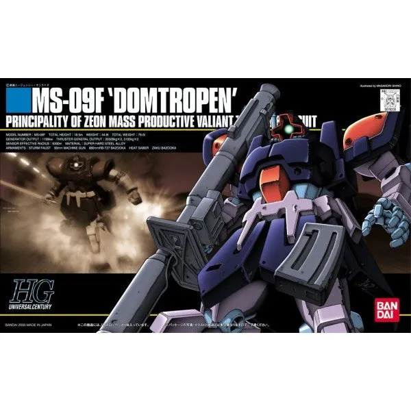 Motion Study [Backorder] Bandai Hobby HGUC 1/144 #17 MS-09F Gundam Dom Tropen (5060658)
