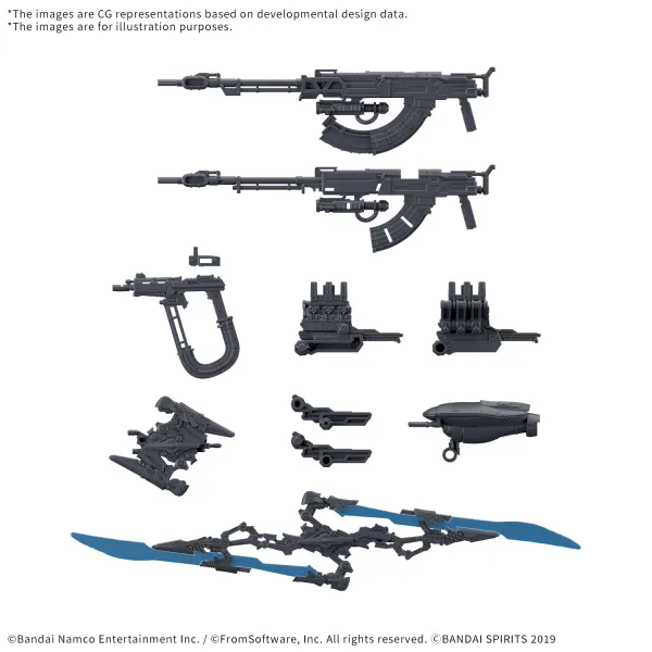 Bandai Hobby 30MM 1/144 OPTION PARTS SET 'ARMORED CORE ?? FIRES OF RUBICON' WEAPON SET 06 Theme Exploration