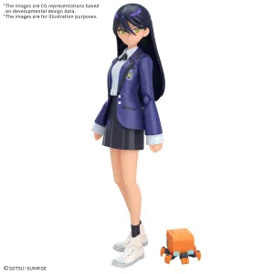 BANDAI HOBBY Figure-rise Standard NYAAN Snowboard Toy Robotic Arm