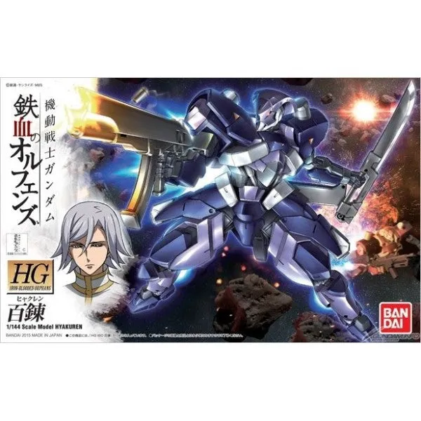 Bandai Hobby HG 1/144 #06 Hyakuren 'Gundam IBO' (5063831) Game Physics Morph Target