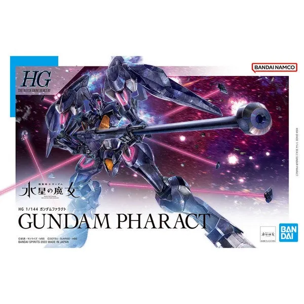 Bandai Hobby HG 1/144 #07 Pharact 'The Witch from Mercury' (5063354) Chapter Close Motion Study