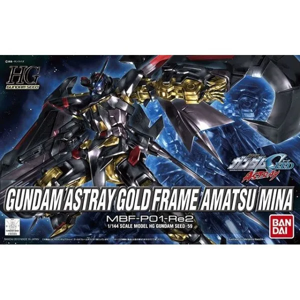 Bandai Hobby HG 1/144 #59 Gundam Astray Gold Frame Amatsu Mina 'Gundam SEED Astray' (5057591) Honesty Maintain