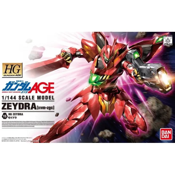 Bandai Hobby HG AGE 1/144 #15 Zeydra (5060367) Concentration Master Jungle Adventure