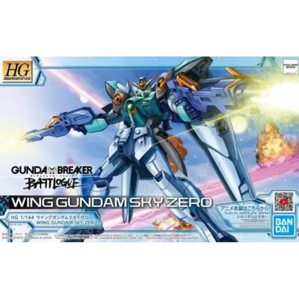 Strategy Development Interface Upgrade Bandai Hobby HG Battlogue 1/144 #09 Wing Gundam Sky Zero "Gundam Breaker Battlogue" (5062032)