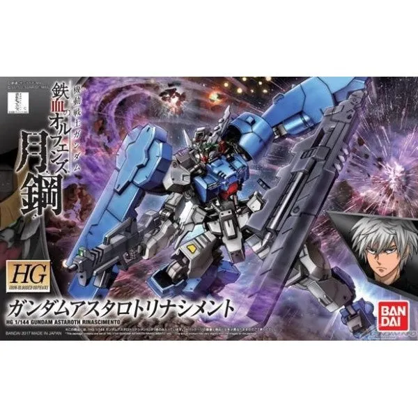 Bandai Hobby HG IBO 1/144 #39 Gundam Astaroth Rinascimento (5060391) Difference Cause Unity Build