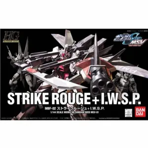 Experience Point Lighting System Bandai Hobby HG MSV 1/144 #01 Gundam Seed Strike Rouge   I.W.S.P. "Gundam SEED MSV" (5059142)