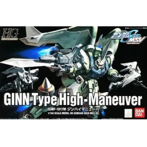Bandai Hobby HG MSV 1/144 #03 Gundam Seed Ginn Type High-Maneuver 'Gundam SEED MSV' (5056811) Music Composition BPA free