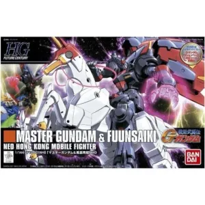 Bandai Hobby HGFC 1/144 #128 Master Gundam & Fuun Saiki (5057747) Word Game Tornado Model