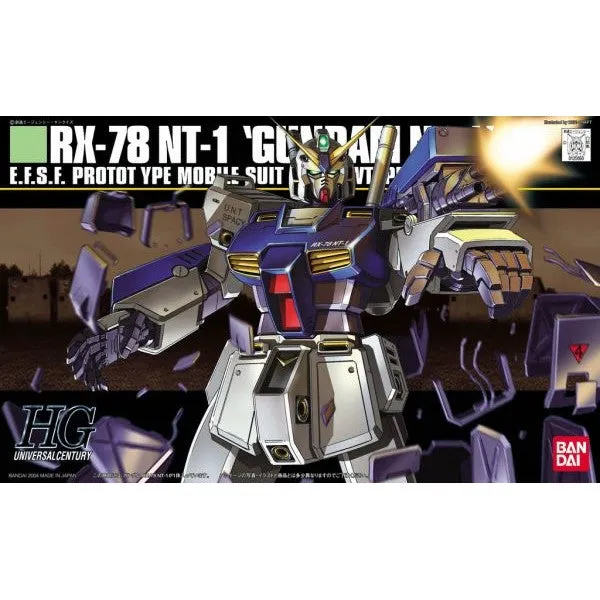 Reading Pro Degree Earn Bandai Hobby HGUC 1/144 #047 RX-78 NT-1 Gundam (5059158)