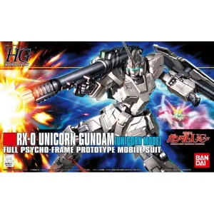 Talent Development Bandai Hobby HGUC 1/144 #101 RX-0 Unicorn Gundam (Unicorn Mode) (5058264)