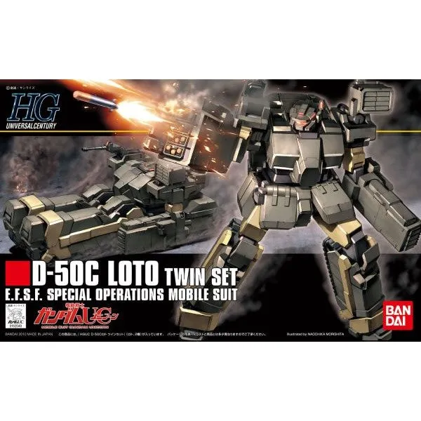 Bandai Hobby HGUC 1/144 #106 Loto Twin Set (5059162) Earthquake Simulator