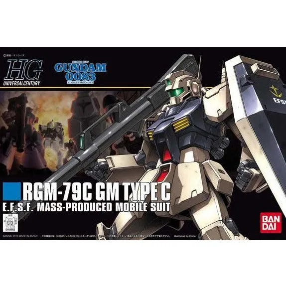 Bandai Hobby HGUC 1/144 #113 RGM-79C GM Type C "Gundam 0083" (5059163) Electric Current