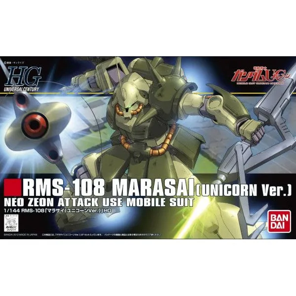 Bandai Hobby HGUC 1/144 #138 Marasai (Unicorn Version) "Gundam UC" (5055742) Team Game