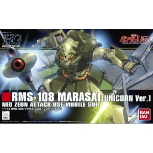 Bandai Hobby HGUC 1/144 #138 Marasai (Unicorn Version) "Gundam UC" (5055742) Team Game