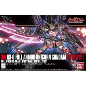 Flame retardant Bandai Hobby HGUC 1/144 #199 Full Armor Unicorn Gundam (Destory Mode/Red Color Ver.) (5060403)