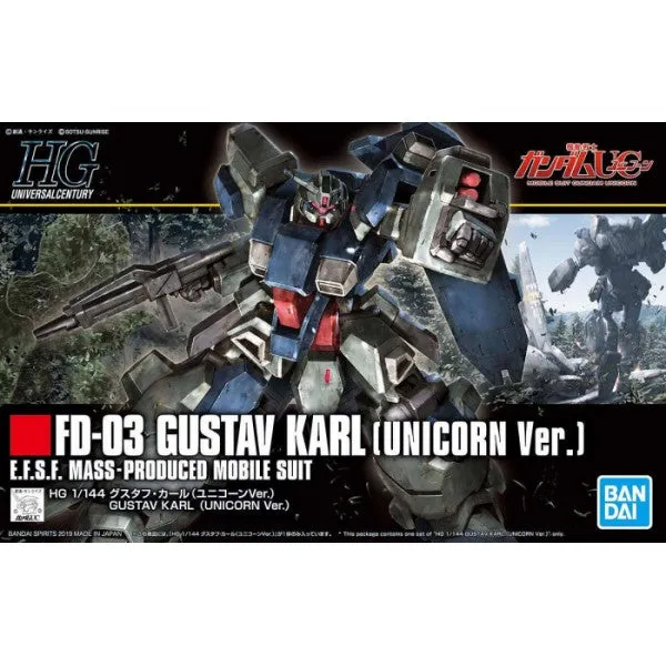 Bandai Hobby HGUC 1/144 #221 GUSTAV KARL (UNICORN ver.) (5056751) Basket Hoop