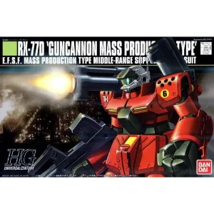 Bandai Hobby HGUC 1/144 #44 RX-77D Guncannon Mass production Type (5059157) Collision Detection Police Station