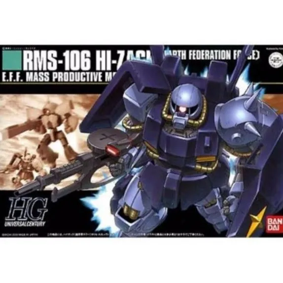 Drawing Board Dream Realize Bandai Hobby HGUC 1/144 #55 RMS-106 Hi-Zack (Earth Federation) (5060659)