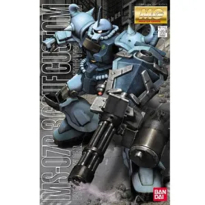 Bandai Hobby MG 1/100 MS07B-3 Gouf Custom "Gundam 08th MS Team" (5061575) Film Making Airport Terminal