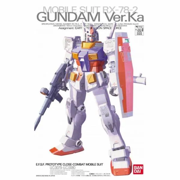 Bandai Hobby MG 1/100 RX-78-2 Gundam Ver. Ka (5063537) Sports Stadium Plant Science