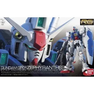 Bandai Hobby RG 1/144 #12 RX-78 GP01 Gundam GP01 Zephyrantes (5061824) Language Master