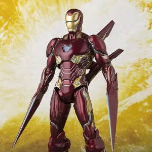 National Treasure Bandai Tamashii Nations S.H.Figuarts Avengers 3 Infinity War Movie Iron Man MK-50 Nano-Weapon Set