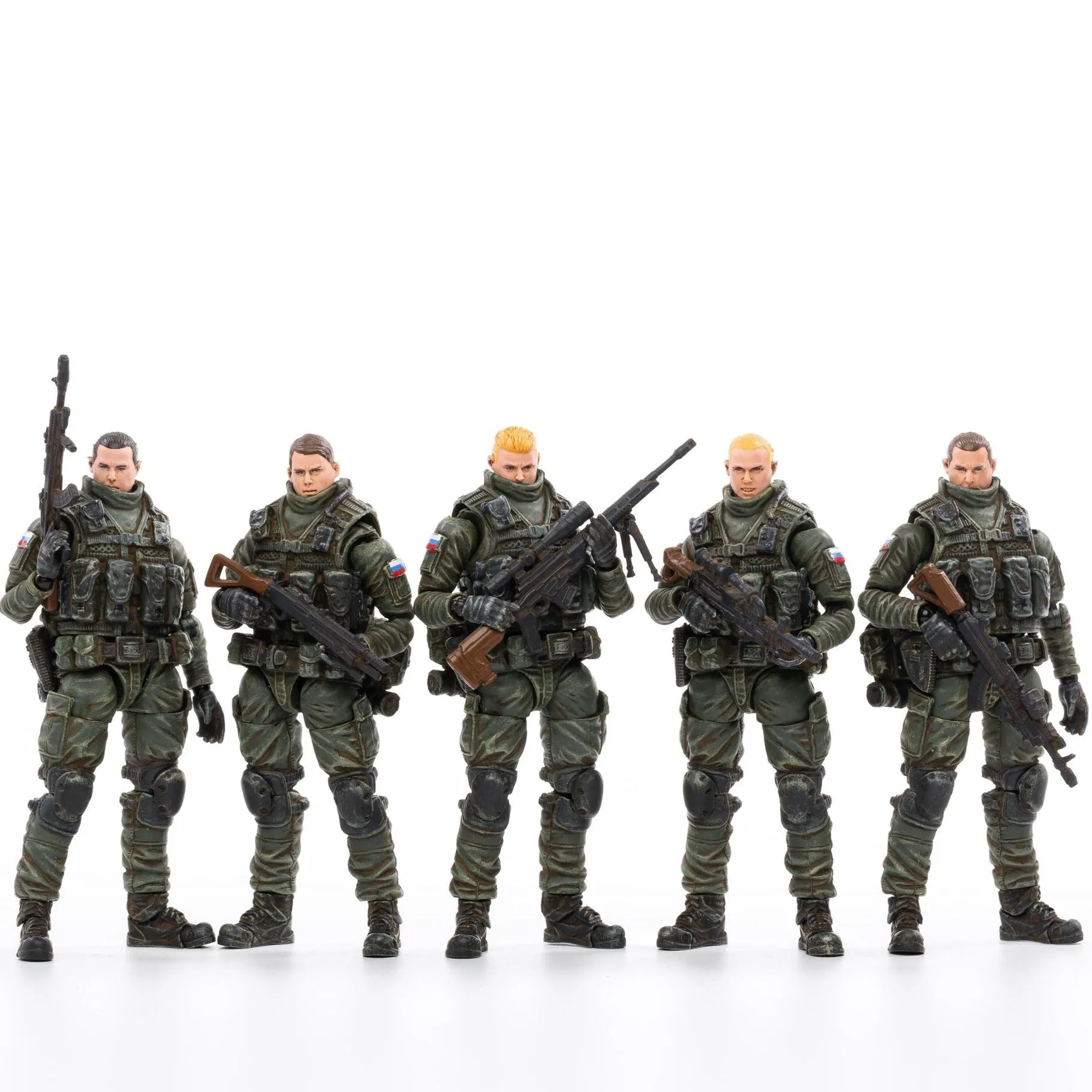 Beginner Friendly JOY TOY RUSSIAN NAVAL INFANTRY 1/18 FIGURE 5PK