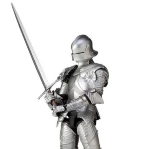Kaiyodo KT Project KT-021 Takeya Style Jizai Okimono Kitaro 15th Century Gothic Field Armor (Silver) Military Figure