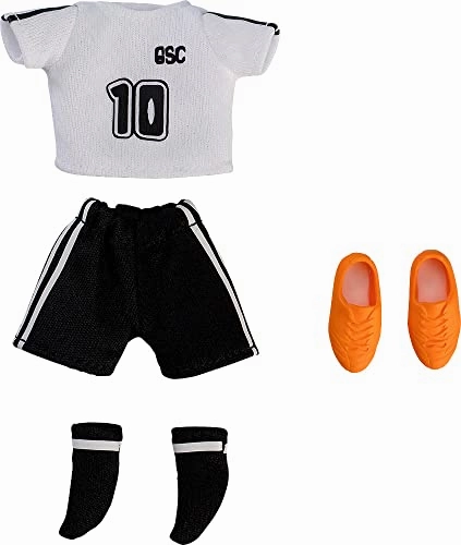 Miniature Decor Folk Tale Nendoroid Doll Outfit Set Soccer Uniform (White)