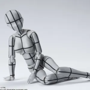 BODY-CHAN WIREFRAME GRAY COLOR S.H.FIGUARTS Articulated Joints highly recommended