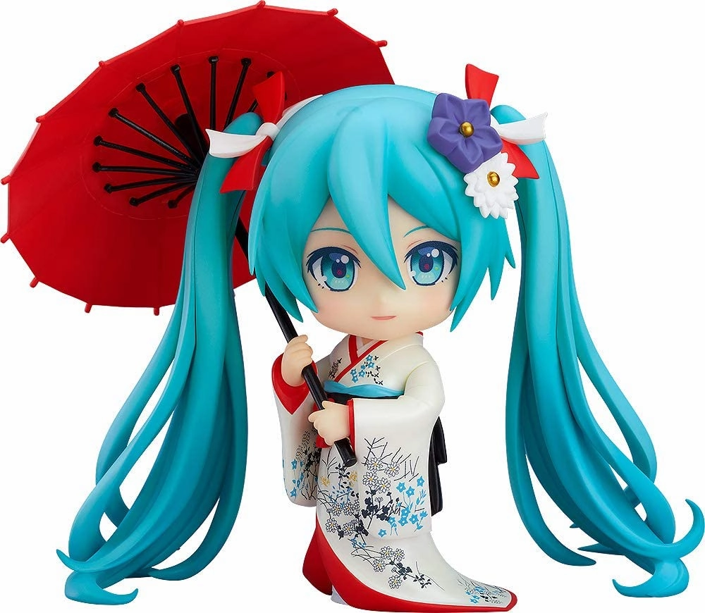Character Vocal Series 01 Hatsune Miku - Nendoroid#1427 Hatsune Miku Korin Kimono Ver. (Good Smile Company) Gaming Peripheral Pewter Figure