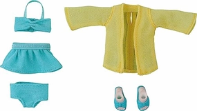 Farm Animal Robot Creation Nendoroid Doll Outfit Set Swimsuit Girl (Light Blue)