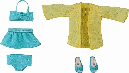 Farm Animal Robot Creation Nendoroid Doll Outfit Set Swimsuit Girl (Light Blue)