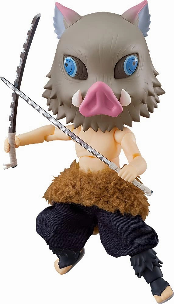 PVC Collectible Acrylic Stand "Demon Slayer: Kimetsu no Yaiba" Nendoroid Doll Hashibira Inosuke