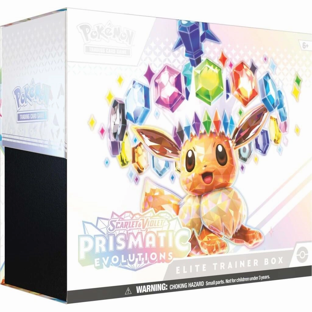 Pok??mon TCG: Prismatic Evolutions Elite Trainer Box ETB Exclusive Series Display Limited Pack Release