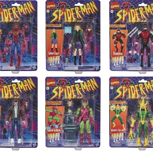 Marvel Legends Retro Collection Spider-Man Wave Set of 6 Figures Limited Toy