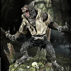 COOMODEL [CM-PM002] 1/12 Palmtop Monsters Jungle Howl Forest Werewolf Deluxe Version Chrome Plated